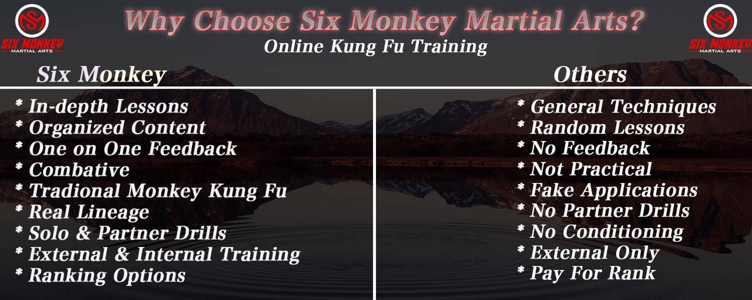 Kung Fu Online. Tai Shing Monkey Kung Fu. Six Monkey Martial Art Online Courses. Monkey Kung Fu Lessons. Kung Fu Lessons Online. Kung Fu Classes Online.