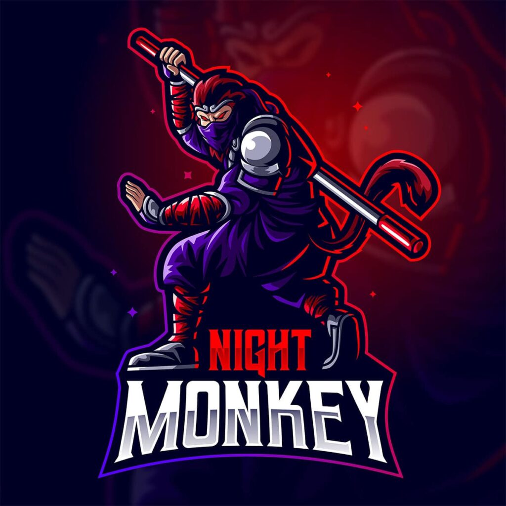 Kung Fu techniques. Monkey Kung Fu. Night Monkey Kung fu