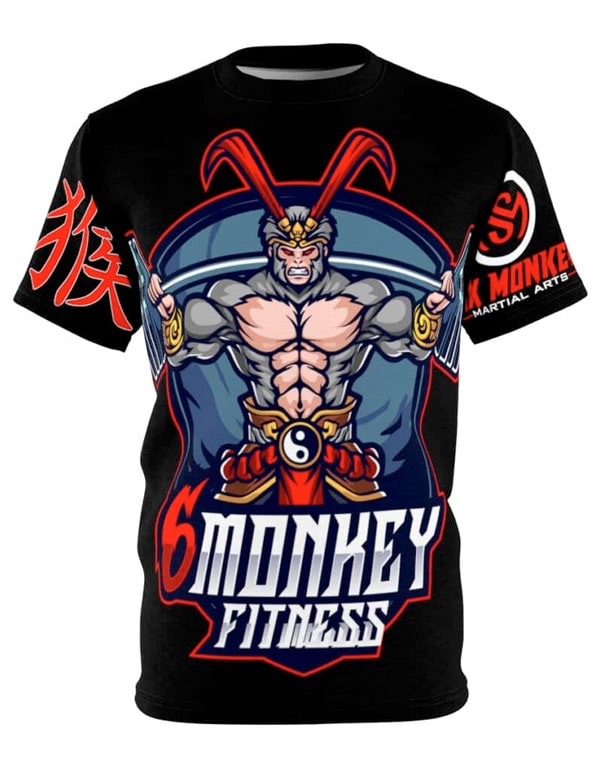 6-Monkey-Fitness-T-Shirt