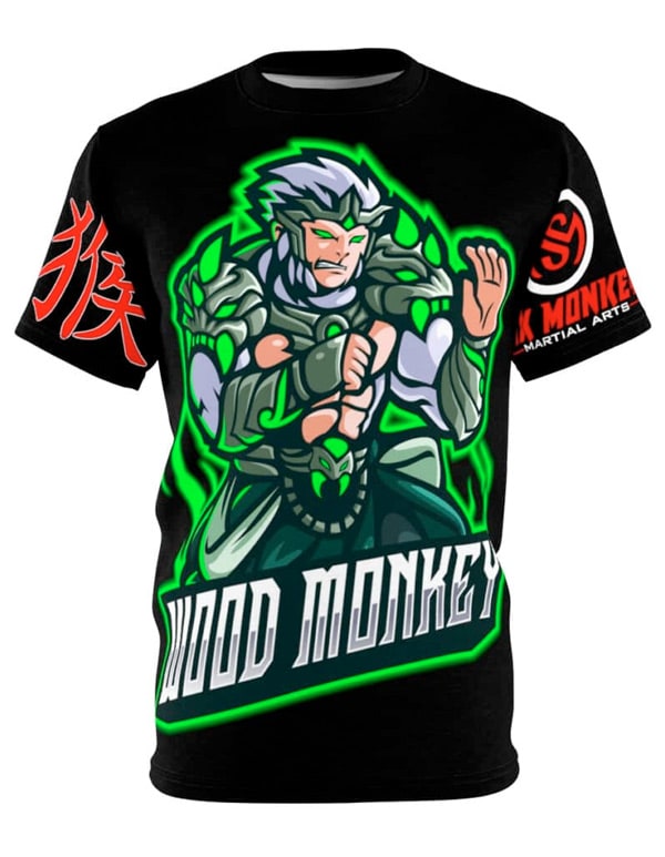 Wood-Monkey-Kung-Fu-T-Shirt
